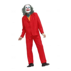 Couples Joker Joker: Folie à Deux Harley Quinn Joker Clown Cosplay Costume Outfits Halloween Group Couples Costumes Adults Men's Women's Cosplay Party Halloween Carnival Easy Halloween Costumes