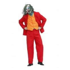 Couples Joker Joker: Folie à Deux Harley Quinn Joker Clown Cosplay Costume Outfits Halloween Group Couples Costumes Adults Men's Women's Cosplay Party Halloween Carnival Easy Halloween Costumes