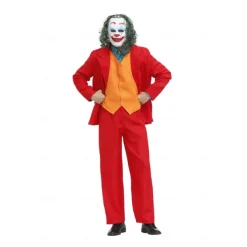 Couples Joker Joker: Folie à Deux Harley Quinn Joker Clown Cosplay Costume Outfits Halloween Group Couples Costumes Adults Men's Women's Cosplay Party Halloween Carnival Easy Halloween Costumes
