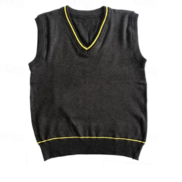Couples Magic Harry Gryffin d'or Slytherin Sweater Knit Vest Men's Women's Boys Movie Cosplay Costume Party Masquerade Dailywear