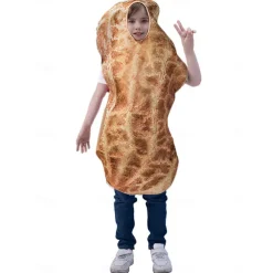 Couples Peanut Cosplay Costume Funny Costumes Kid's Adults' Men's Women's Boys Girls' Cosplay Halloween Performance Party Halloween Halloween Carnival Masquerade Easy Halloween Costumes