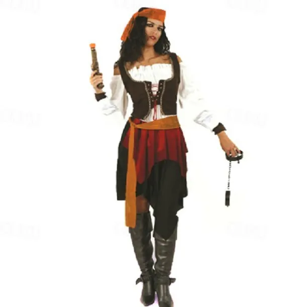 Couples Pirate Cosplay Costume Outfits Masquerade Men's Women's Movie Cosplay Outfits Cosplay Costume Halloween Carnival Masquerade