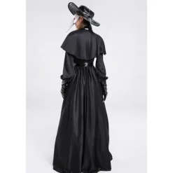 Couples Plague Doctor Costume Cloak Halloween Couples Costumes Cosplay Medieval Steampunk Priest Renaissance Costume Outfits Cloak Cape