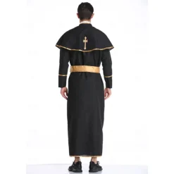 Couples Priest Nun Cosplay Costume Outfits Couples' Costumes Adults' Unisex Cosplay Costume Party Carnival Masquerade Easy Halloween Costumes