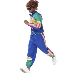 Couples 1980s Retro Vintage Costume Workout Outfits Men's Women's Movie Cosplay Streetwear 1980s Masquerade Halloween Carnival Disco Party Hip Hop