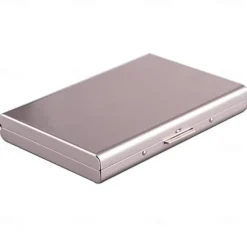 Credit Card Holder Stainless Steel Credit Card Case Metal ID Card Holder RFID Wallets Business Card Holder for Women or Men