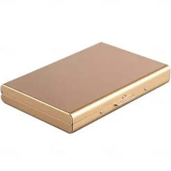 Credit Card Holder Stainless Steel Credit Card Case Metal ID Card Holder RFID Wallets Business Card Holder for Women or Men