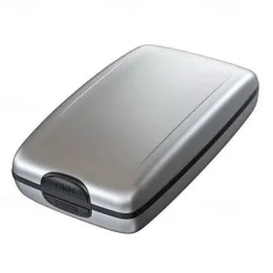 Credit Card Holder Wallet Desk Business Card Holder Business Card Holder Case Stainless Steel ABS Plastic Name Card Holder Pocket Credit Card Protector for Women Men