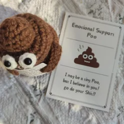 Crochet Cucumber Dolls - Hand-Woven, Positive Energy, Emotional Ornaments with Funny Potato Design - Cute, Wool, Christmas, Valentine's Day Decorative Gift for Friends and Family