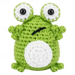 Crochetta Crochet Kit for Beginners - Crochet Starter Kit with Video Tutorials, Learn to Crochet Kits for Adults and Kids Crochet Material Package Crochet Set Animal Hook Weaving DIY Animal English Instruction Manual Video