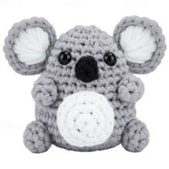 Crochetta Crochet Kit for Beginners - Crochet Starter Kit with Video Tutorials, Learn to Crochet Kits for Adults and Kids Crochet Material Package Crochet Set Animal Hook Weaving DIY Animal English Instruction Manual Video