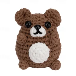 Crochetta Crochet Kit for Beginners - Crochet Starter Kit with Video Tutorials, Learn to Crochet Kits for Adults and Kids Crochet Material Package Crochet Set Animal Hook Weaving DIY Animal English Instruction Manual Video