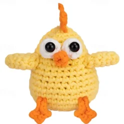 Crochetta Crochet Kit for Beginners - Crochet Starter Kit with Video Tutorials, Learn to Crochet Kits for Adults and Kids Crochet Material Package Crochet Set Animal Hook Weaving DIY Animal English Instruction Manual Video