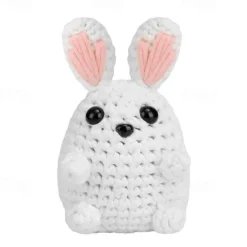 Crochetta Crochet Kit for Beginners - Crochet Starter Kit with Video Tutorials, Learn to Crochet Kits for Adults and Kids Crochet Material Package Crochet Set Animal Hook Weaving DIY Animal English Instruction Manual Video