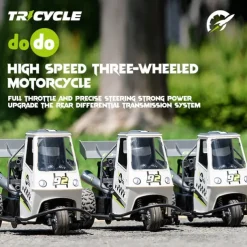 Cross Border 116 Tricycle Spray Remote Control Vehicle Drift Off-road Vehicle Children's Toy Car Remote Control Tricycle