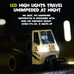 Cross Border 116 Tricycle Spray Remote Control Vehicle Drift Off-road Vehicle Children's Toy Car Remote Control Tricycle