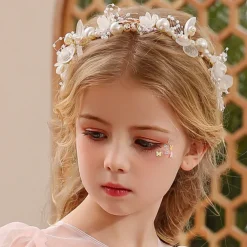 Crown Tiaras Headbands Headpiece Imitation Pearl Rhinestone Wedding Party / Evening Retro Sweet With Faux Pearl Crystal / Rhinestone Headpiece Headwear