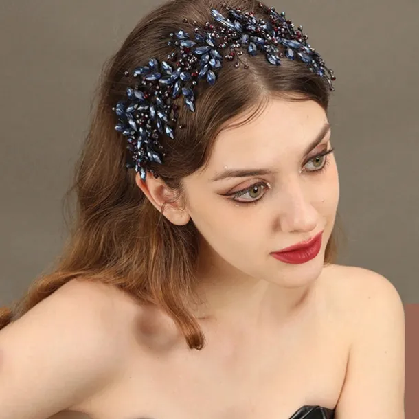 Crown Tiaras Headbands Headpiece Rhinestone Alloy Wedding Cocktail Elegant Luxury With Rhinestone Crystals Headpiece Headwear