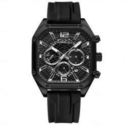 CRRJU Men Quartz Watch Creative Fashion Casual Wristwatch Luminous Calendar Waterproof Decoration Silicone Gel Watch