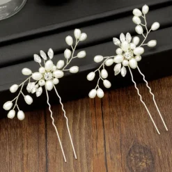 Crystal Bride Wedding Hair Comb Silver Rhinestone Bridal Hair Clip Sparkly Hair Piece Gem Hair Accessories for Women and Girls (Silver)