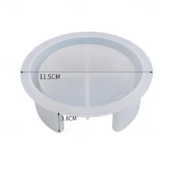 Crystal Drop Adhesive Diy Epoxy Resin Square Coaster Box Circular Coaster Box Storage Box Silicone Mirror Mold