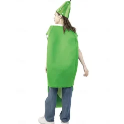Cucumber Halloween Cosplay Costume Funny Costumes Carnival Costume Cosplay Adults' Men's Women's Carnival Masquerade Mardi Gras Performance Party Halloween Easy Halloween Costumes Dress Up