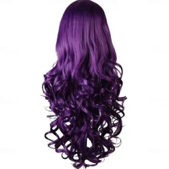 Curly Cosplay Wig Long Hair Heat Resistant Spiral Costume Wigs Anime Fashion Wavy Curly Cosplay Daily Party Red 32 80cm Halloween Wigs