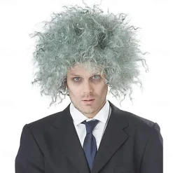 Curly Gray Zombie Wig Halloween Cosplay Party Wigs
