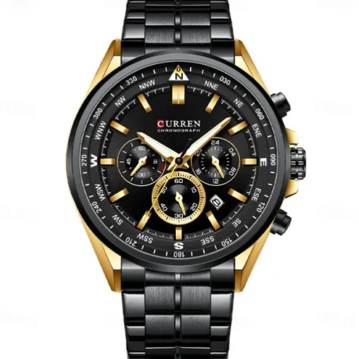CURREN Man WristWatch Waterproof Chronograph Date Men Watch Military Top Brand Luxury Stainless Steel Sport Male Clock Gift 8399
