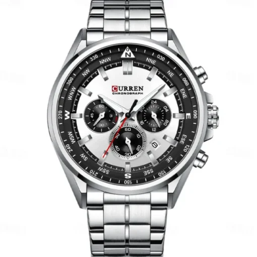 CURREN Man WristWatch Waterproof Chronograph Date Men Watch Military Top Brand Luxury Stainless Steel Sport Male Clock Gift 8399