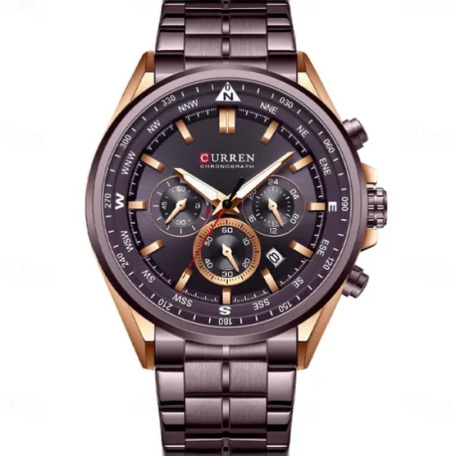 CURREN Man WristWatch Waterproof Chronograph Date Men Watch Military Top Brand Luxury Stainless Steel Sport Male Clock Gift 8399
