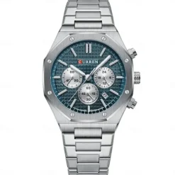 CURREN Men Quartz Watch Fashion Business Wristwatch Luminous Calendar Waterproof Decoration Steel Watch