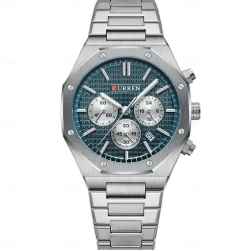 CURREN Men Quartz Watch Fashion Business Wristwatch Luminous Calendar Waterproof Decoration Steel Watch