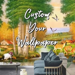 Custom Wallpaper Personalized Peel and Stick Make your Own Mural 3D Livingroom Bedroom Kitchen Bathroom 110