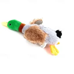 Cute Plush Duck Sound Toy Stuffed Squeaky Animal Squeak Dog Toy Cleaning Tooth Dog Chew Rope Toys
