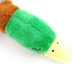 Cute Plush Duck Sound Toy Stuffed Squeaky Animal Squeak Dog Toy Cleaning Tooth Dog Chew Rope Toys