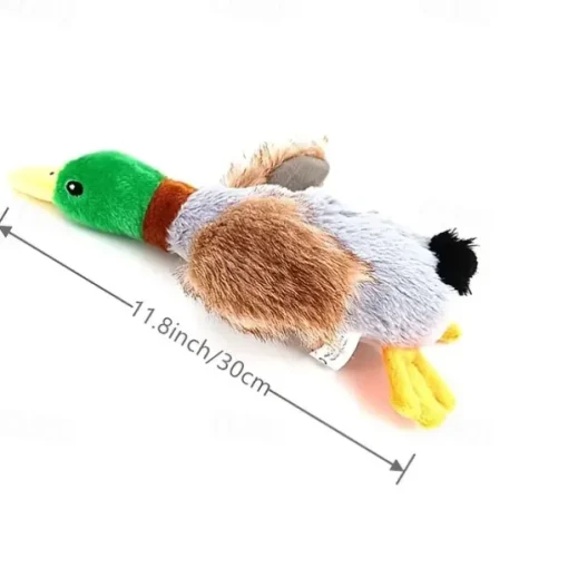 Cute Plush Duck Sound Toy Stuffed Squeaky Animal Squeak Dog Toy Cleaning Tooth Dog Chew Rope Toys