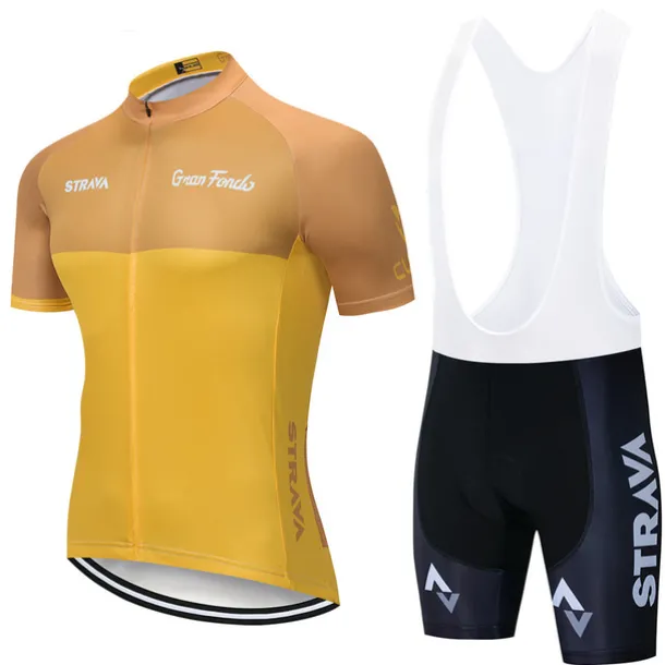 cycling jersey strava cycling jersey short sleeve set maillot ciclismo uniformes quick-dry bike clothing mtb jersey (color : c4, size : l)