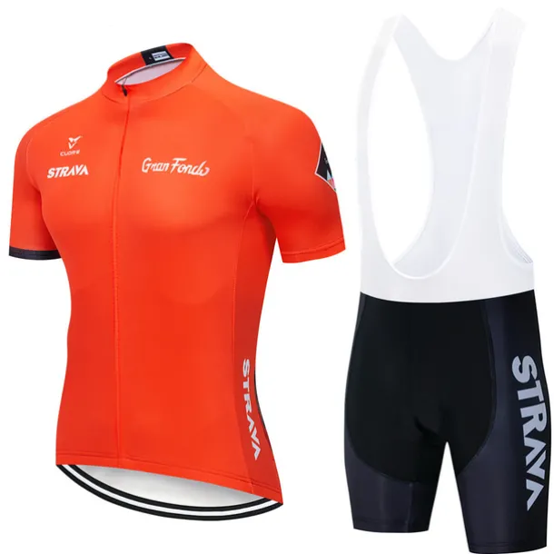 cycling jersey strava cycling jersey short sleeve set maillot ciclismo uniformes quick-dry bike clothing mtb jersey (color : c4, size : l)