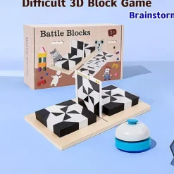 3D Difficult Block Game Show Your IQ To The Fullest Putt These Geometric Objects Together To Form A Whole According To The Card's Requirements Holiday Gift halloween christmas gift