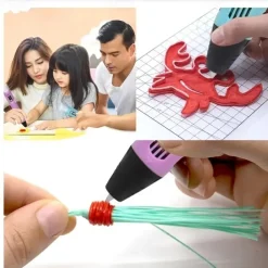 3D Pencil DIY 3D Printing Pen Making Graffiti PLA Wire Graphic Art Kids Toy Festival Birthday Gift for Christmas Gifts