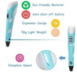 3D Pencil DIY 3D Printing Pen Making Graffiti PLA Wire Graphic Art Kids Toy Festival Birthday Gift for Christmas Gifts