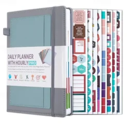 Daily Planner Notebook Productivity Planner Weekly & Monthly Planner Appointment Book To-Do List & Notebook A5 Size 1 PCS