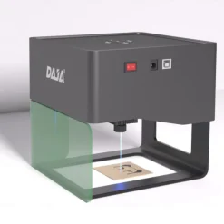 DAJA DJ6 Laser Engraver DIY Marking Portable Engraving Machine for DIY Handcraft Logo Mark Printer 80x80mm Carving Area with 4PCS Raised Columns Goggles Support Wireless Mobile Connection Wood