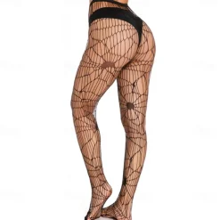 Dance Accessories Dance Costumes Exotic Dancewear Socks Printing Pure Color Splicing Women's Party Daily Wear Polyester