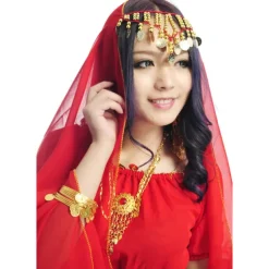 Dance Accessories Headpieces Women's Performance Polyester / Chiffon Coin Headwear / Belly Dance