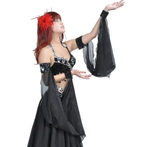 Dance Accessories Sequins Women's Performance Chiffon