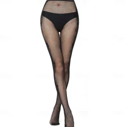 Dance Accessories Socks Printing Pure Color Splicing Women's Party Daily Wear Polyester