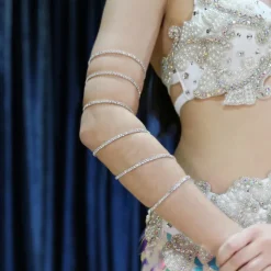 Dance Accessories Women's Performance Alloy Rhinestone Bracelets