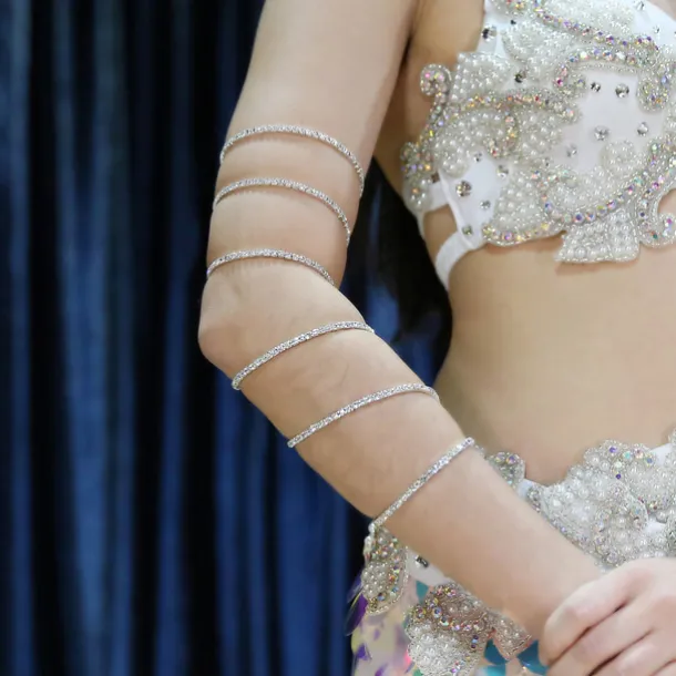 Dance Accessories Women's Performance Alloy Rhinestone Bracelets